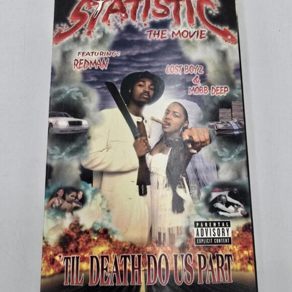 Statistic The Movie VHS 1999 Lawrence Page Drama Redman LostBoyz Mobb Deep RARE - Picture 2 of 6